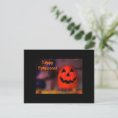 Glückliches Halloween Feiertagspostkarte (Stehend Vorderseite)
