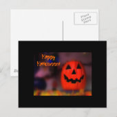 Glückliches Halloween Feiertagspostkarte (Vorne/Hinten)