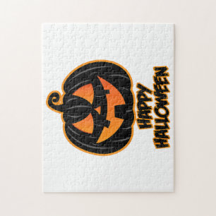 Glückliches Halloween für Männer und Frauen - Kürb Puzzle