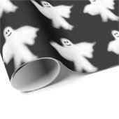 Glückliches Halloween-Geist-Packpapier Geschenkpapier (Rolleneckpunkt)