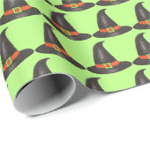 Glückliches Halloween-Huttrick oder Treatkostüm Geschenkpapier (Rolleneckpunkt)