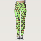 Glückliches Halloween-Huttrick oder Treatkostüm Leggings (Vorderseite)