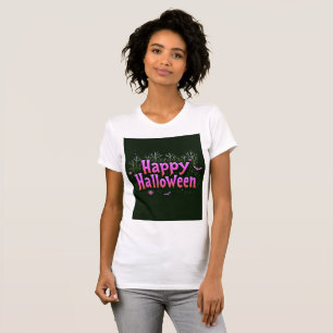Glückliches Halloween im Dunkeln leuchtend T-Shirt