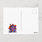 Glückliches Halloween ist eine lustige Jahresfeier Postkarte (Rückseite)