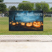 Glückliches Halloween-Jack-O-Lanterns-Banner Banner (Insitu)