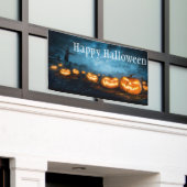 Glückliches Halloween-Jack-O-Lanterns-Banner Banner (Äußeres Gebäude)