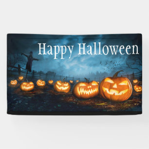 Glückliches Halloween-Jack-O-Lanterns-Banner Banner