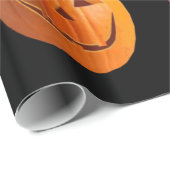 Glückliches Halloween-Jack-O-Lanterns Wrapping Pap Geschenkpapier (Rolleneckpunkt)