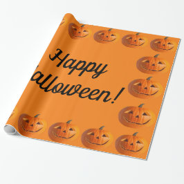 Glückliches Halloween-Jack-O-Lanterns Wrapping Pap Geschenkpapier