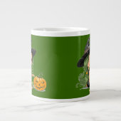 Glückliches Halloween - Jumbo-Tasse (Vorderseite)