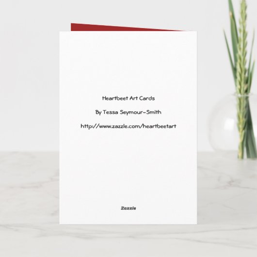 GLÜCKLICHES HALLOWEEN KARTE (Rückseite)