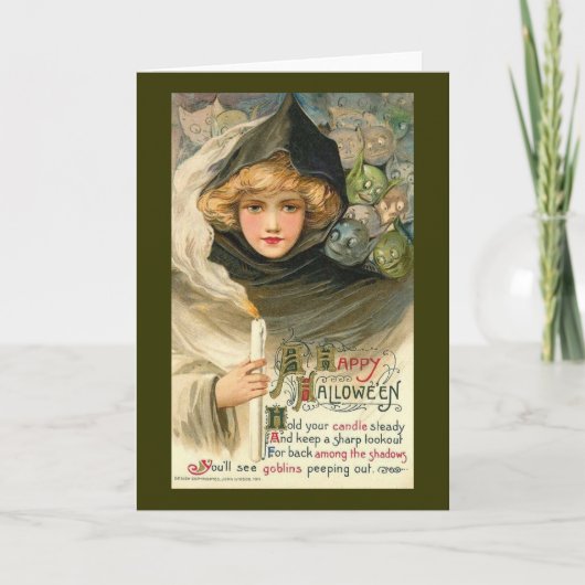 glückliches Halloween Karte (Vorderseite)