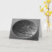 glückliches Halloween Karte (Gelbe Blume)