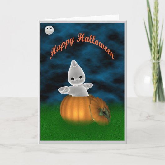 Glückliches Halloween Karte (Vorderseite)
