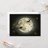 glückliches Halloween Karte (Vorderseite/Rückseite Beispiel)