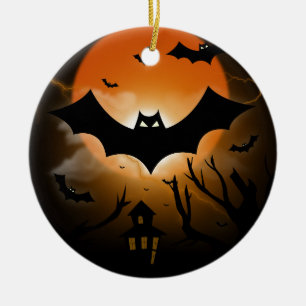 Glückliches Halloween Keramik Ornament