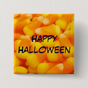 Glückliches Halloween knöpft Süßigkeits-Maisknopf Button