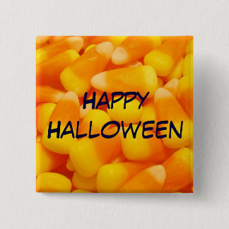 Glückliches Halloween knöpft Süßigkeits-Maisknopf Button