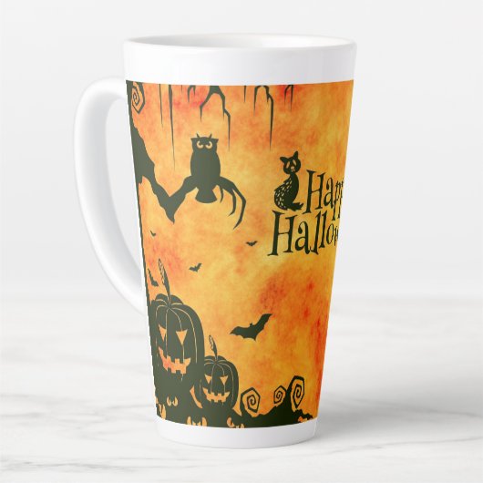 glückliches Halloween Milchtasse (Linke Ecke)