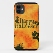 Glückliches Halloween-Muster Case-Mate iPhone Hülle (Rückseite)