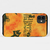 Glückliches Halloween-Muster Case-Mate iPhone Hülle (Rückseite (Horizontal))