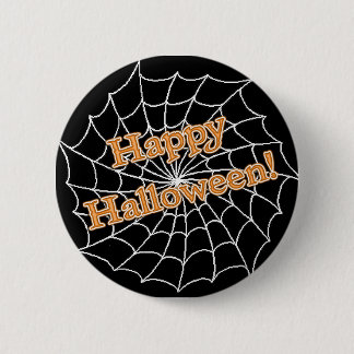Glückliches Halloween-Netz Button