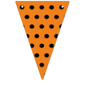 Glückliches Halloween-Party-Banner (Orange & Black Wimpelkette (Dritte Fahne)