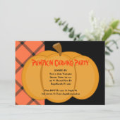 Glückliches Halloween-Party Einladung (Stehend Vorderseite)