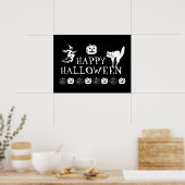 Glückliches Halloween-Poster Poster (Küche)