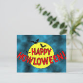 Glückliches Halloween - Postkarte (Stehend Vorderseite)