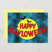Glückliches Halloween - Postkarte (Vorne/Hinten)