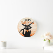 Glückliches Halloween Runde Wanduhr (Zuhause)