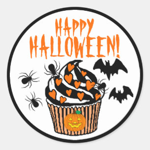 Glückliches Halloween Runder Aufkleber