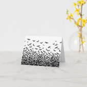 Glückliches Halloween! Schläger Karte (Gelbe Blume)