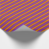 Glückliches Halloween Stripes auch Geschenkpapier (Ecke)