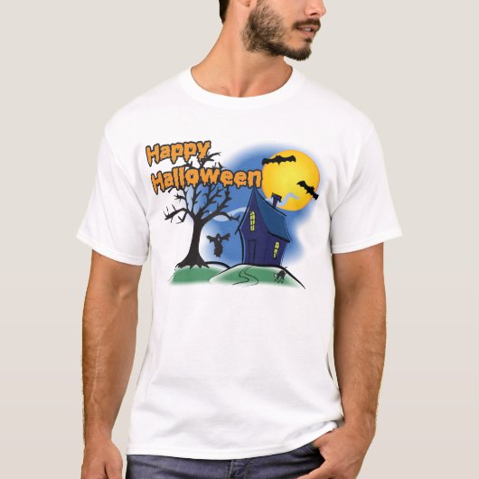 Glückliches Halloween T-Shirt (Vorderseite)