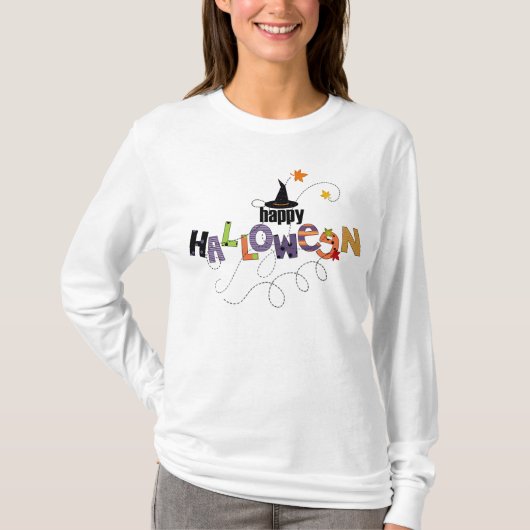 Glückliches Halloween T-Shirt (Vorderseite)