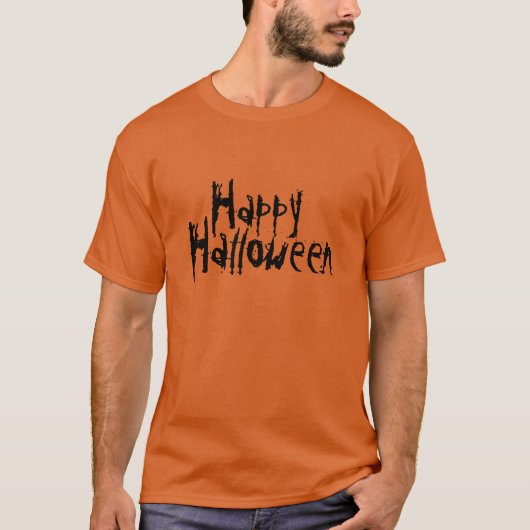Glückliches Halloween T-Shirt (Vorderseite)