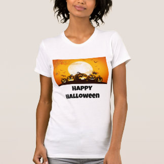 Glückliches Halloween T-Shirt für Mädchen