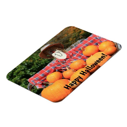 Glückliches Halloween vom Pumpkin-Patch Magnet (Linke Seite)