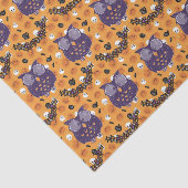 Glückliches Halloween-Zinnpapier, Owl Seidenpapier (Ausschnitt)