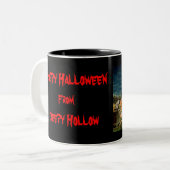 Glückliches Halloween Zweifarbige Tasse (Vorderseite Links)