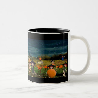 Glückliches Halloween Zweifarbige Tasse
