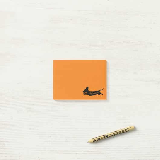 Glückliches Halloweener Post-it Klebezettel (Auf Schreibtisch)