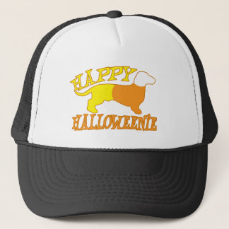 Glückliches Halloweenie Truckerkappe