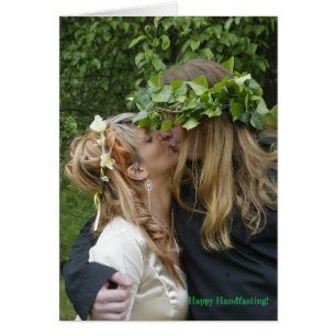 Glückliches Handfasting