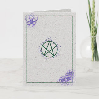 Glückliches Handfasting Karte