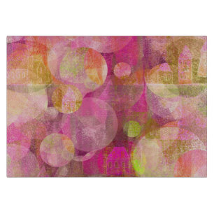 glückliches Haus-Schneidebrett Schneidebrett