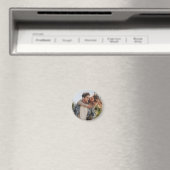 Glückliches Hochzeitspaar Foto Magnet (In Situ (Geschirrspüler))