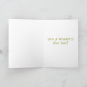 Glückliches Hogmanay! Karte (Innenseite)